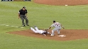 Laird's strong throw