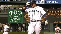Moore's first career hit