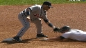 Laird's strong throw