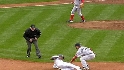 Varitek throws out Cano