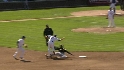 Theriot taken out by slide
