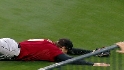 Pence's diving grab