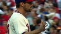 Lee retires the last batter