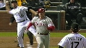 A look at Utley's close call
