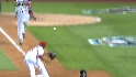 Swisher's foul ball
