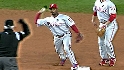 Phils turn unusual double play