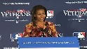 First lady welcomes back vets
