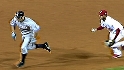 Damon steals two bases