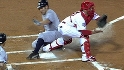 Damon slides in safe at home