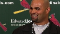 Pujols on winning the NL MVP