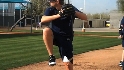Brewers pitchers arrive at camp