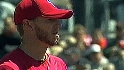 Halladay strikes out three