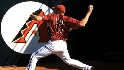 Webb on his bullpen session