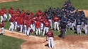 Lee on benches emptying