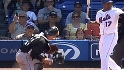 Bay scores on a passed ball