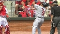 Pujols' first homer