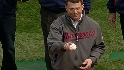First pitch at Target Field