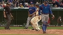 Peralta's sac fly ties the game
