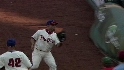 Polanco's tough catch