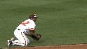 Hairston's diving play