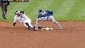 Johnson caught stealing to end the inning