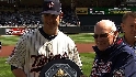 Mauer presented AL MVP award