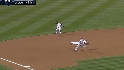 Hairston makes the putout