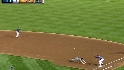 Boesch caught off first