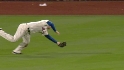 Bay's tumbling catch