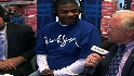 Morgan visits the booth