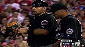 Barajas' barehanded play