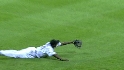 Bourn's tough catch
