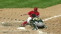 Kinsler's out at home