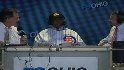 Banks visits the booth