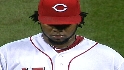 Cueto strikes out seven