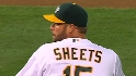 Sheets strikes out five