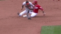 Wieters' barehanded play