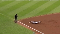 Teahen's diving stop