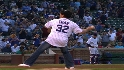 Chan's first pitch