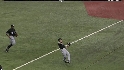 Beckham's falling catch