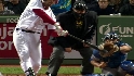 Varitek's RBI double