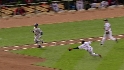 Hudson uses the glove