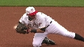 LaRoche's strong throw