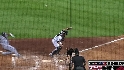 Two runs score on an error