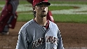 Leake does it all for the Reds