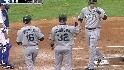 Saunders' three-run jack