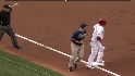Victorino leads a double steal