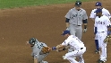 Johnson cut down at third