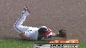 Izturis' diving catch