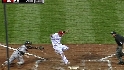 Burrell's strong throw